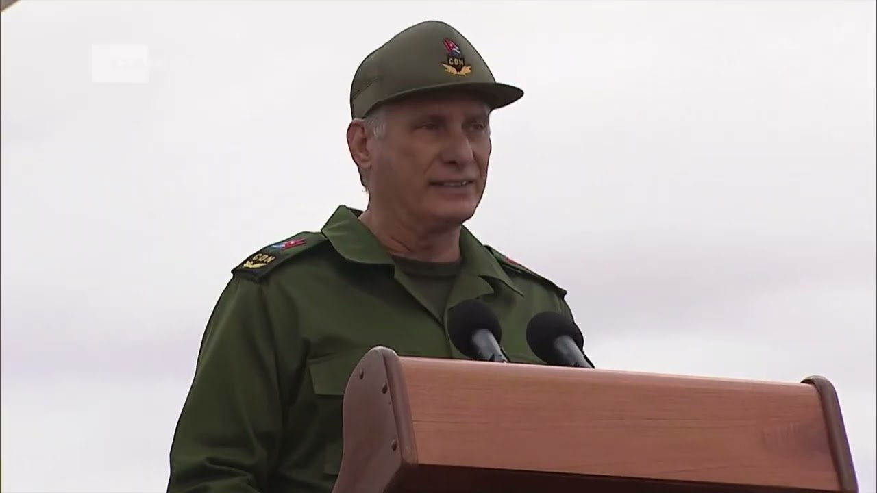 Presidente de Cuba encabeza Marcha del Pueblo Combatiente