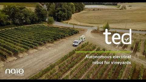 #Ted -  2020 - New version Autonomous electrical robot for vineyard