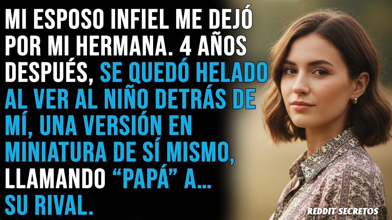 Mi esposo se divorció de mí por mi propia hermana. 4 años después, vio al niño que se escondía...