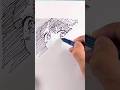 特殊な描き方で星野アイを描いてみた。 #推しの子 #shorts