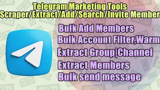How to bulk invite|Bulk send message|bulk extract|warmer on Telegram?#telegrambot #telegram screenshot 3