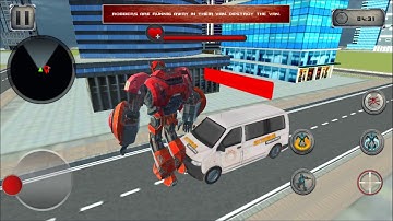 US Police Transform Iron Robot Spider Hero | Android Gameplay