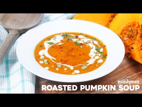 Roasted Pumpkin (Pongkin) Soup.