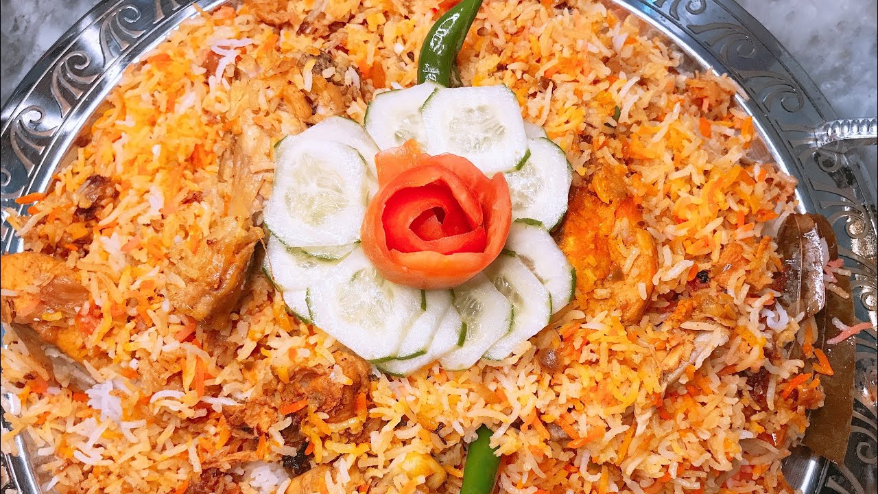 Chicken bbq biryani smoky biryani YouTube