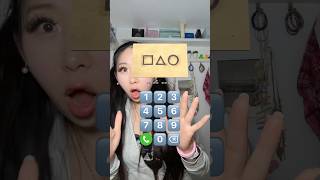 Impossible Squid Game CHALLENGE PHONE 📲 #shorts