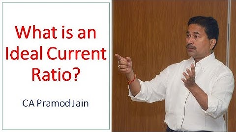 What is an Ideal Current Ratio? I CA Pramod Jain