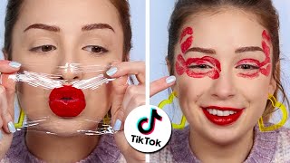 THIS makeup look went VIRAL on TikTok so I tried recreating it