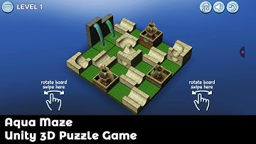 Aqua Maze Deluxe - Unity 3D Puzzle Game | Unity Maze Game | Unity 3D Game