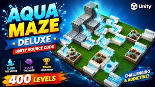 Aqua Maze Deluxe - Unity 3D Puzzle Game Unity Maze Game Unity 3D Game