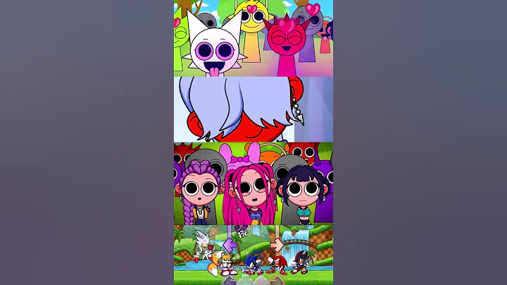 FNF Soda Pop Sprunki but PUPPIES's  Saja boys vs Raddy – KPop Demon Hunters #sodapop