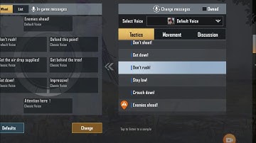 How to change voice chat on pubg mobile