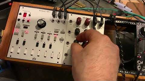 Michigan synth works chronovore 303 sequencer with X0X heart