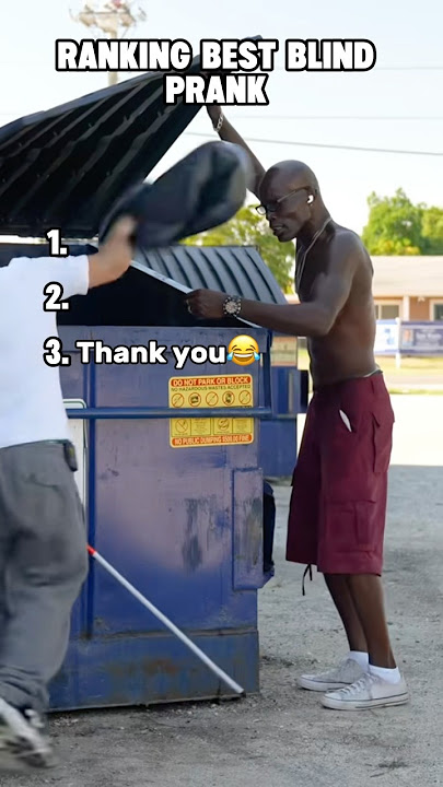 Ranking Best Blind Prank🧑🏼‍🦯😭#shorts #funny