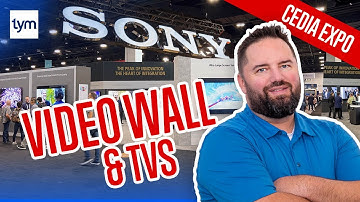 Stunning Sony MicroLED Video Wall, Mini LED TVs, OLED TVs, Laser Projectors & More | CEDIA 2023
