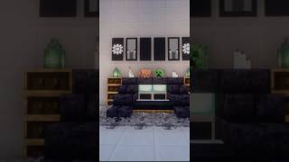 Black bed design ⚫ #minecraft #minecraftideas #minecraftbuilding #youtubeshorts #mctutorial