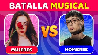 Batalla Musical 🥊🎵MUJERES vs HOMBRES🎵 🥊| Salva a un Cantante | Jugar Quiz Trivia