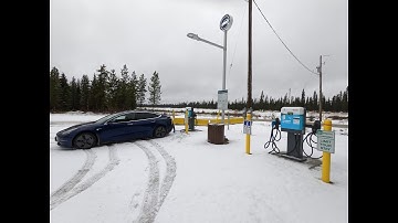 EV charging at McLeod Lake, BC | BC Hydro 25kw CCS1 and Chademo