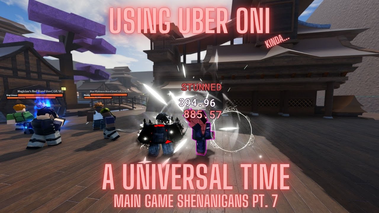 [AUT] Using Uber Oni DEV SPEC In A Universal Time! (Sort of) - YouTube