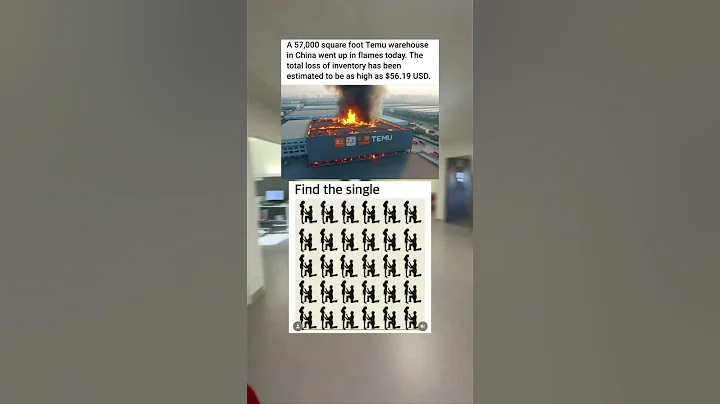 Temu warehouse in China went up in flames