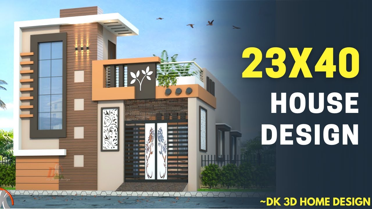 23 X 40 Home Design | 23 X 40 House Plan | 920 Sqft House | 23x40 ...