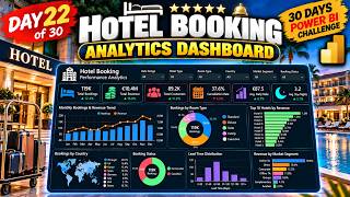🏨 DAY 22/30 – Hotel Booking Analytics Dashboard | Power BI