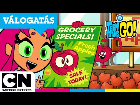 Öt alkalom, amikor a titánok dalra FAKADTAK. 🎵🕺 (9. évad) | Tini titánok | Cartoon Network