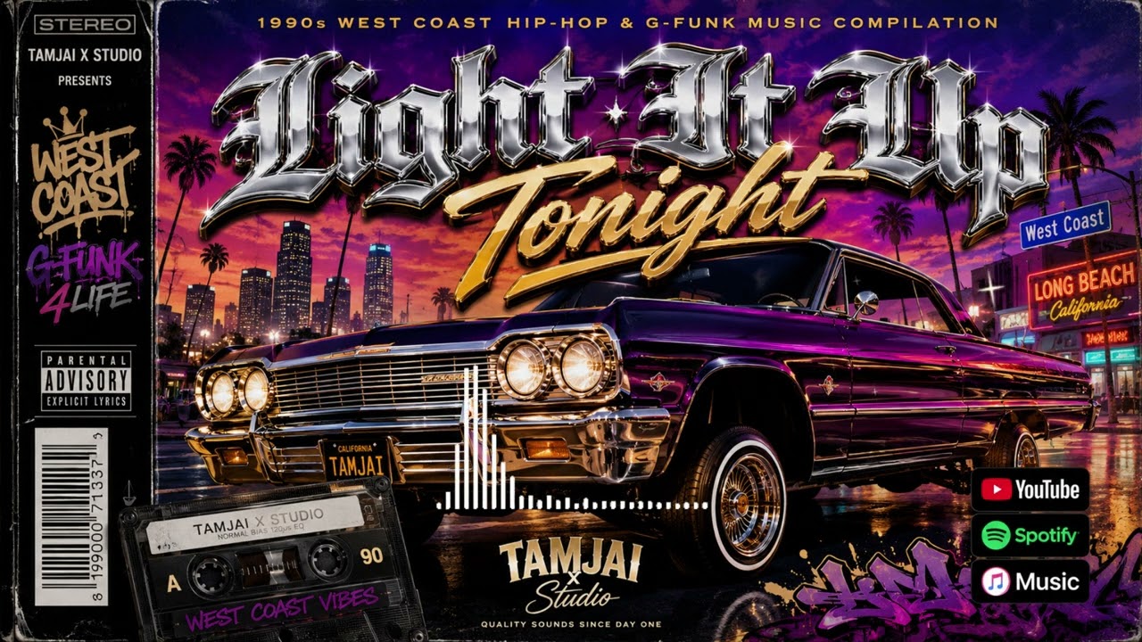 90s Hip Hop & G-Funk Mix 🎵 West Coast Rap Playlist | Smooth Night
