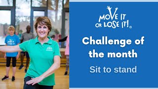 Challenge of the month - Sit to stands