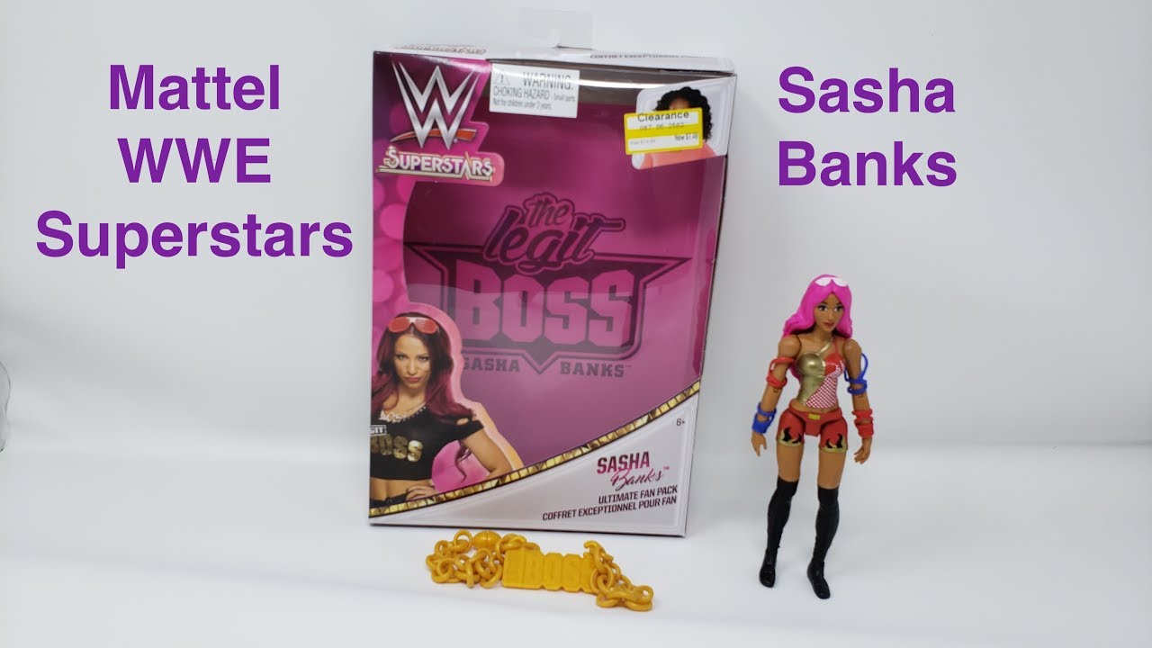 Figurine WWE Mattel – Sasha Banks – Série 128 – 2021