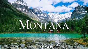 Montana 4K - Scenic Relaxation Film With Relaxing Piano Music - 4K Video UHD
