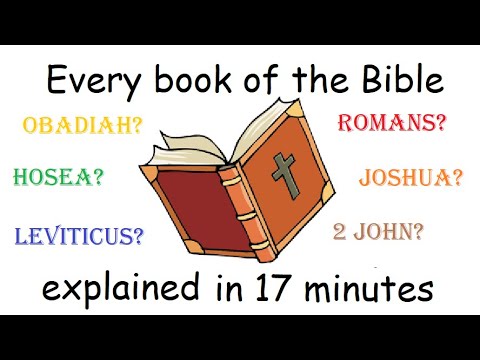 Video: Kokios Biblijos įstatymų knygos?