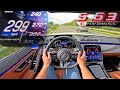 New mercedes amg s63 e performance  top speed on autobahn