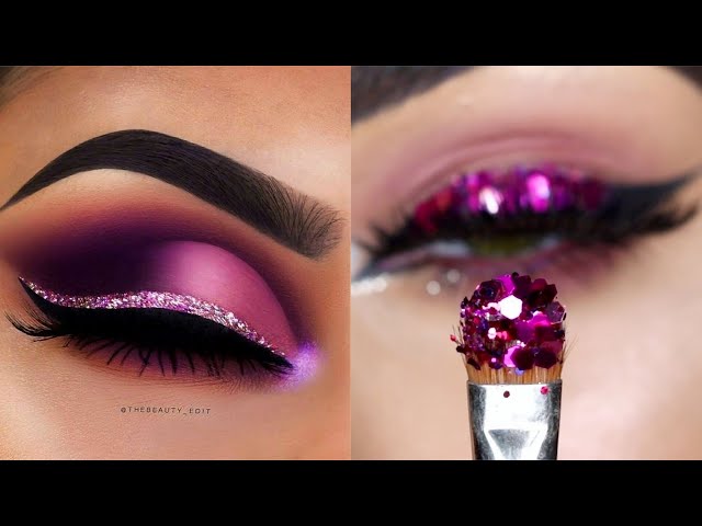 Glitter Eye Makeup Tutorial Compilation