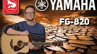 Обзор акустической гитары YAMAHA FG820