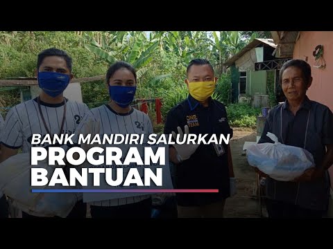 Bank Mandiri Salurkan Program Bantuan Pangan Non Tunai Cegah dan Lawan Covid-19