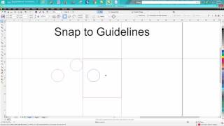 Corel Draw Tips & Tricks Snap to Guidelines screenshot 1