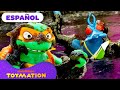 ¡Las Tortugas Ninja luchan contra Superfly en EL BARRO! 🐢 | Juguetes TMNT | Toymation