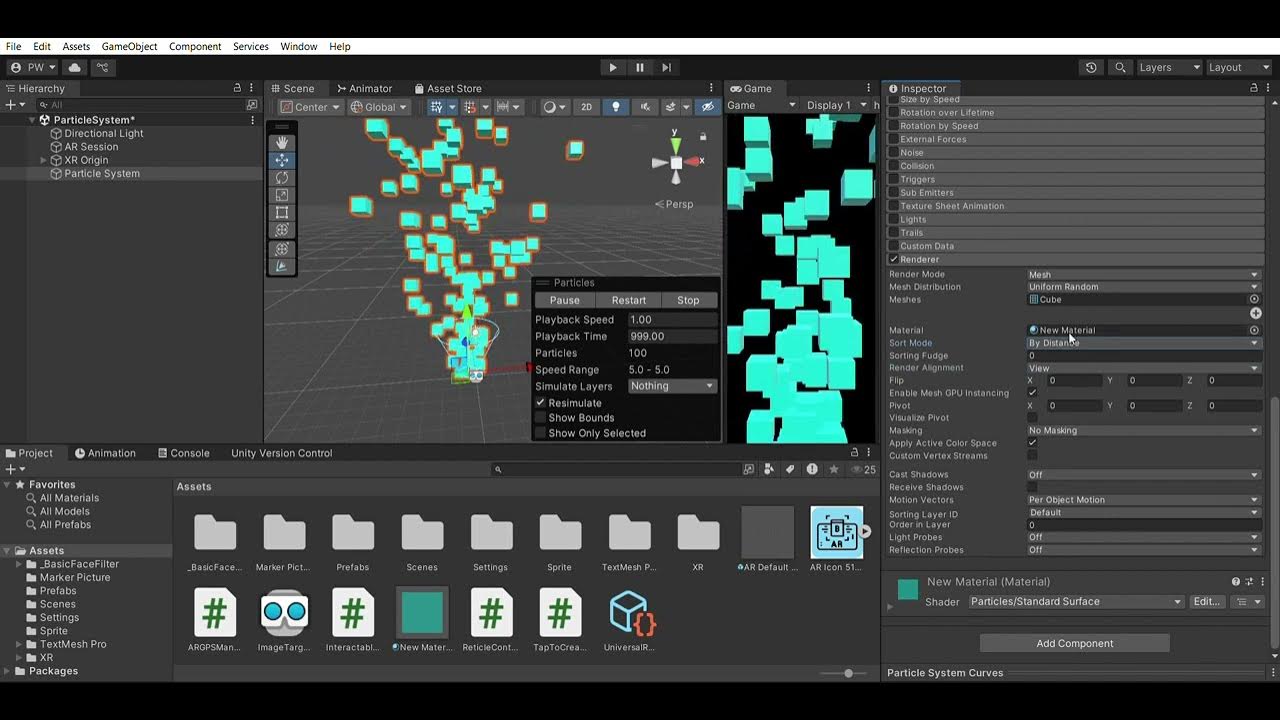 Week 13 Simple Particle System by using Unity - YouTube