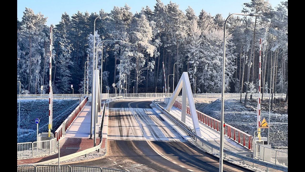 Przekop Mierzei Wiślanej w śniegu, cz.  2