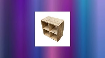 Cube Storage Unit compatible with IKEA Kallax unit and other inserts