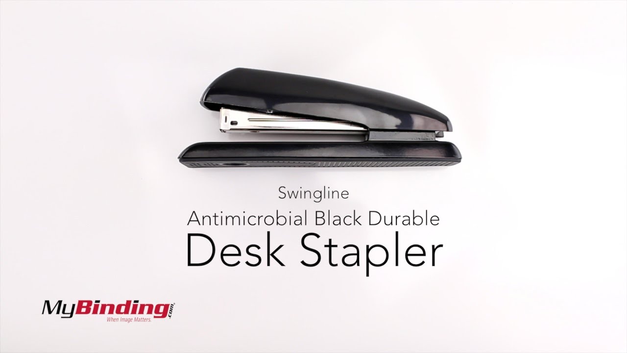 Swingline Durable Desk Stapler, Antimicrobial, 20 Sheets, Black