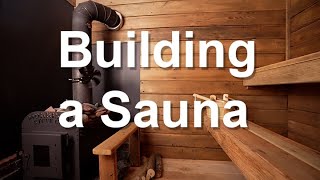 Building a backyard sauna