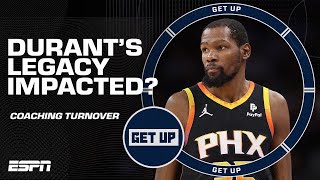 Does Kevin Durant REGRET playing for the Warriors? +  RESPONSIBLE for coaching TURNOVER?! | Get Up