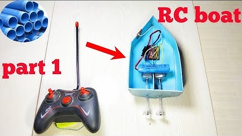 Part 1 || How to make RC boat from PVC pipe , Diy boat