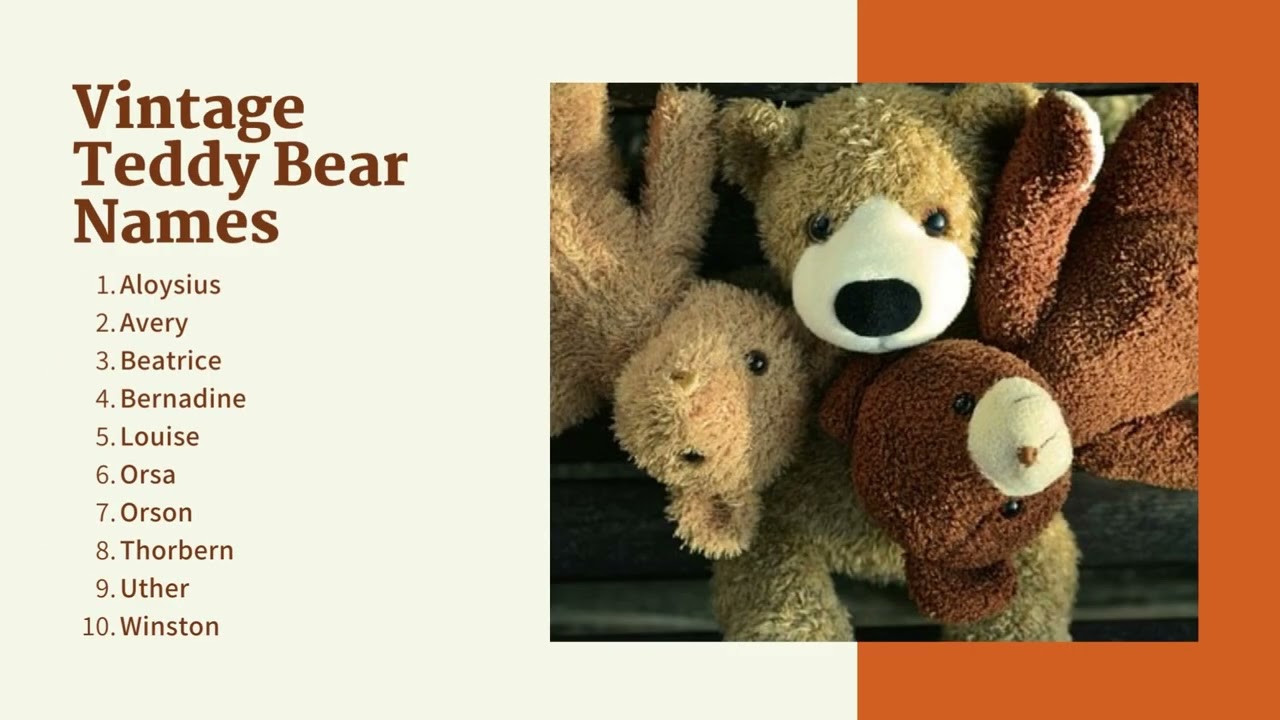 203 Teddy Bear Names | Plus Teddy Bear Name Generator • My Mom'S A Nerd