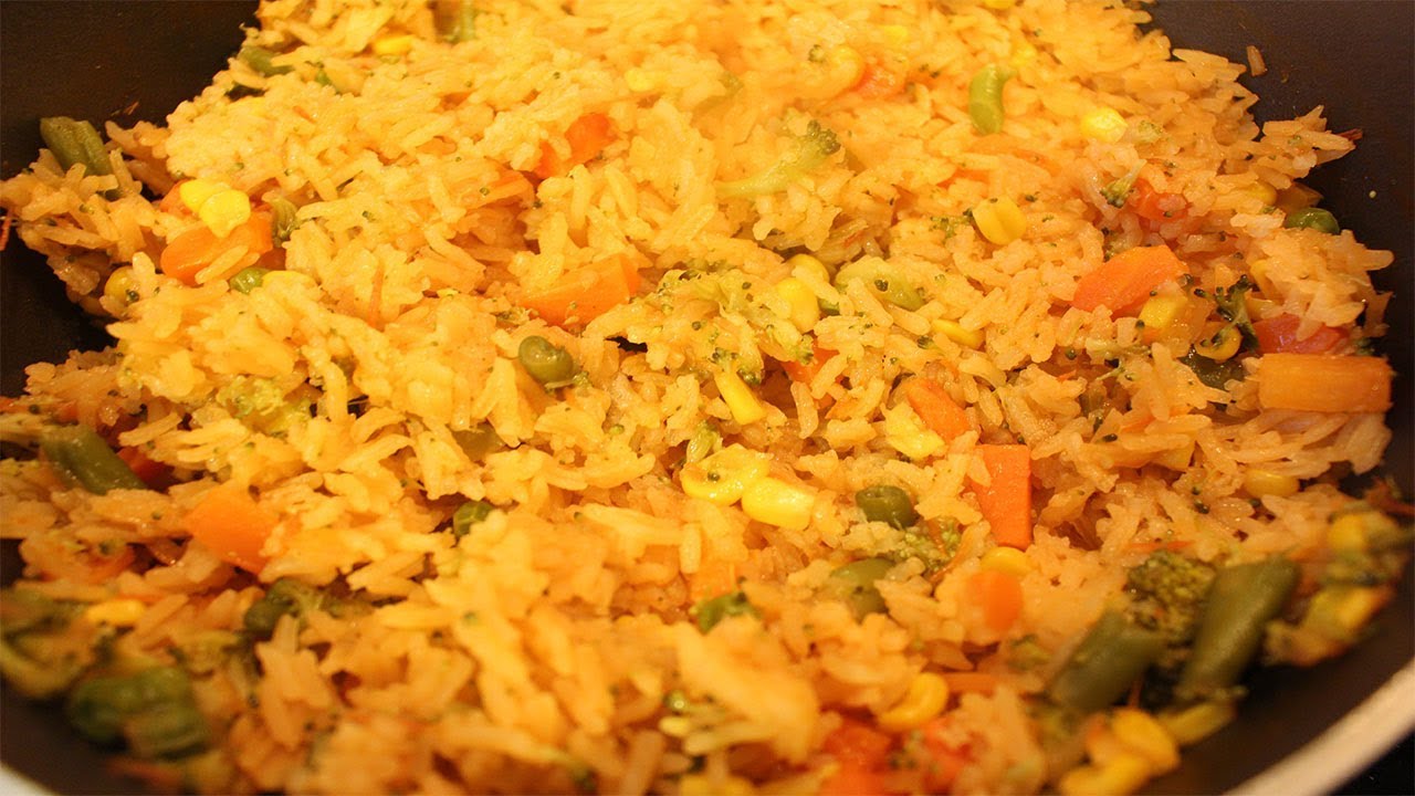 HOW TO MAKE EASY MEXICAN VEGETABLE RICE - YouTube
