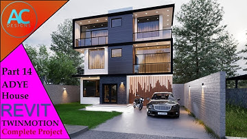 ADYE House | Part 14 | Complete Step By Step Project | Revit and Twinmotion Tutorial
