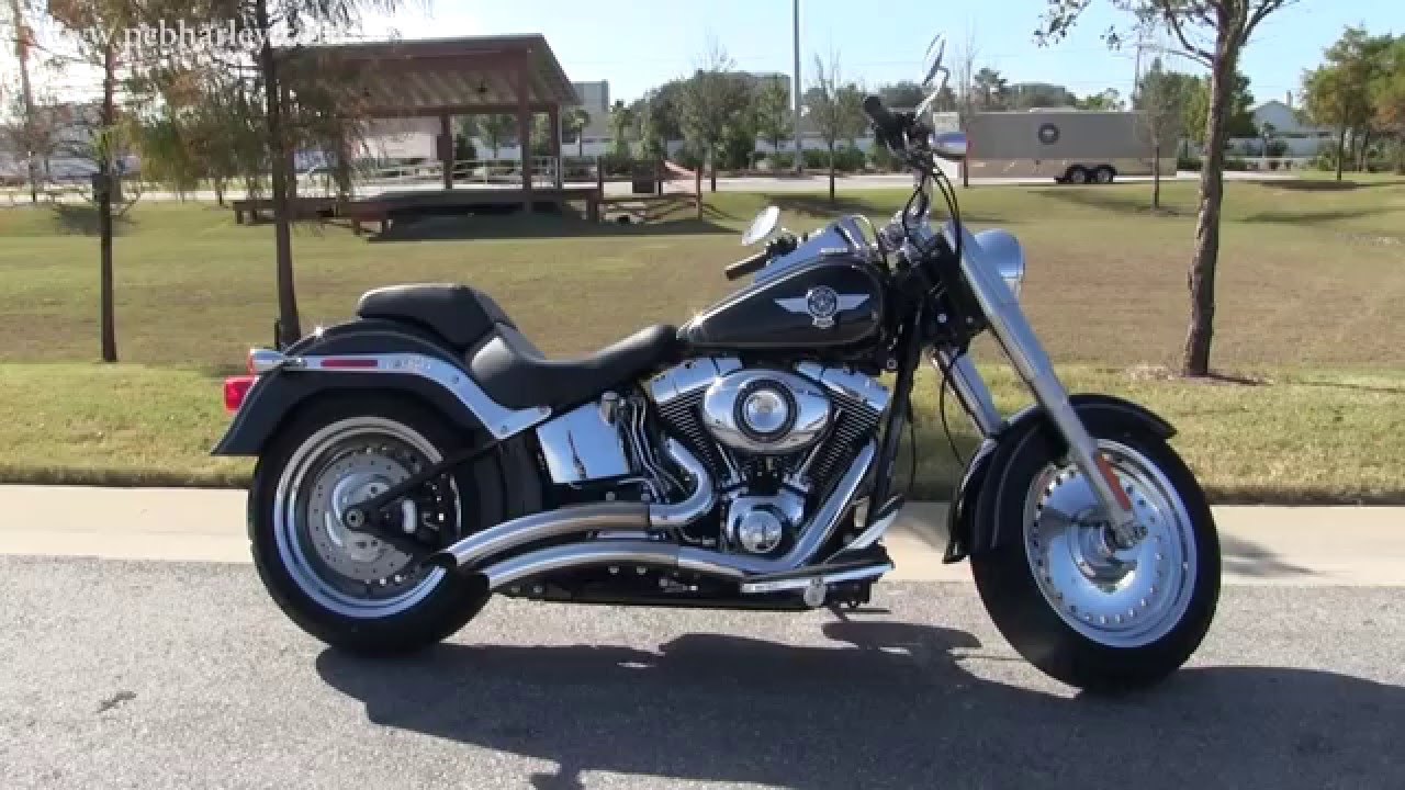 Used 2013 Harley Davidson FLSTF Fat Boy YouTube