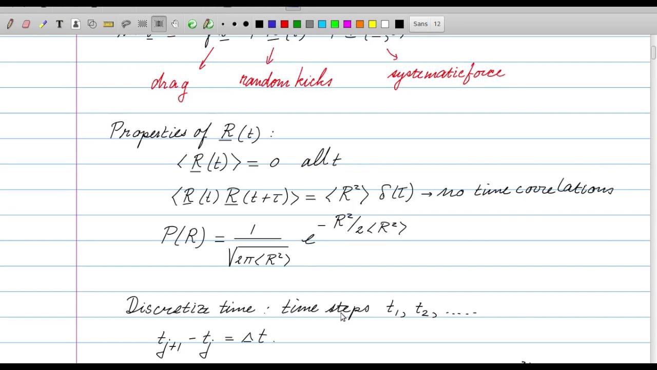fluctuations and the Langevin equation