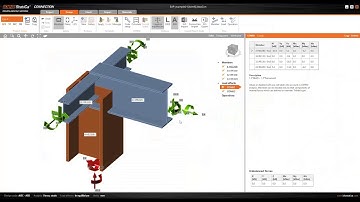 Connection Wednesdays – Imported joint from SAP2000 merged with Advance Steel